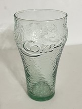Vintage Coke Dimple Pebble Enjoy Coke Textured Glass 6” Tall - £9.27 GBP