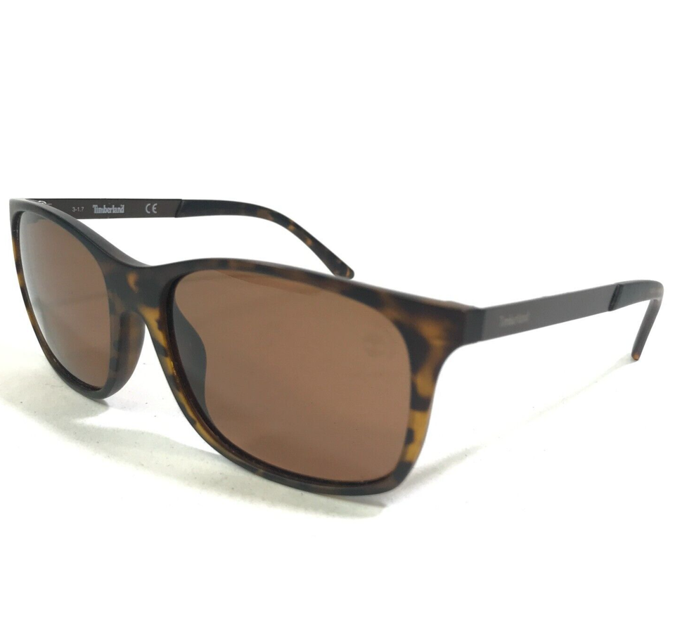 Timberland Sunglasses TB9095H 52H Brown Tortoise Square Frames with Brow... - $79.19