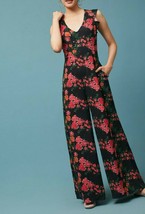 Anthropologie Laurette V-Neck Jumpsuit by Tracy Reese $198 Sz S - NWOT - £60.83 GBP