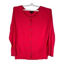 Lane Bryant Womens Cardigan Sweater Pink Button Front Size 18/20 Long Sleeve - £14.47 GBP
