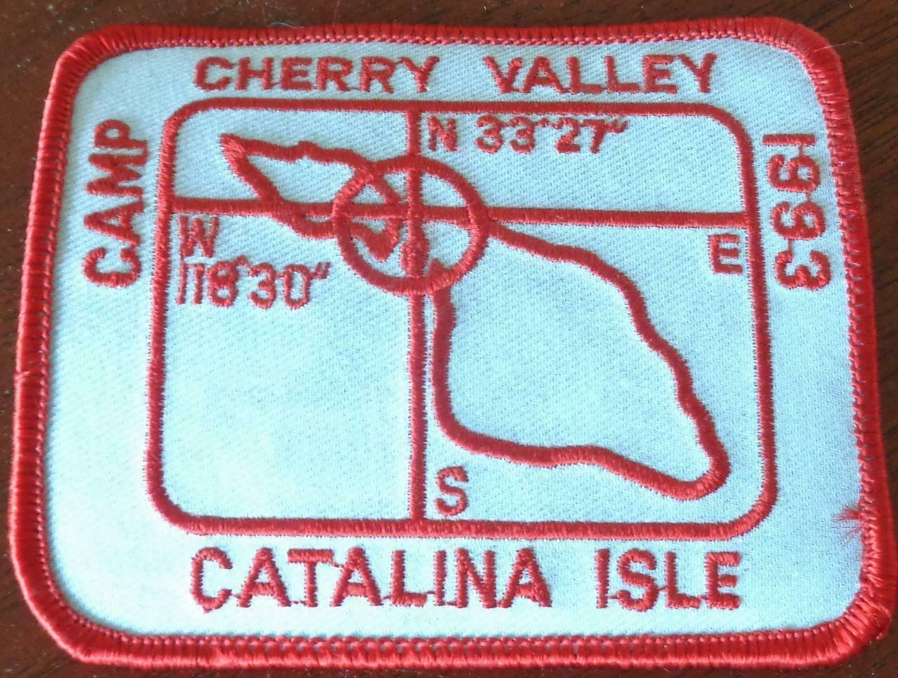 Vintage Scout Camp Sew-On/Iron-On Patch – Gently Used – VGC – Cherry Valley - $5.93