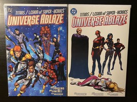Universe Ablaze Titans Legion of Super-Heroes 1-4 Complete DC Comics Teen Titans - £16.08 GBP
