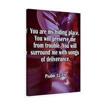 Express Your Love Gifts You are My Hiding Place Psalm 32:7-8 Christian Dad Canva - £83.34 GBP