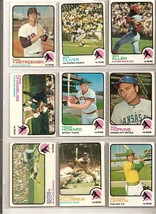 Vintage Lot of 9 Topps Baseball Cards American League First Basemen - 1973 - £21.53 GBP