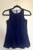 Gymboree Girls School Uniform Jumper Size 6 Navy Blue Pleated Dress - £8.67 GBP