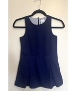 Gymboree Girls School Uniform Jumper Size 6 Navy Blue Pleated Dress - £8.56 GBP