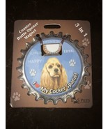 I Love my Cocker Spaniel Magnetic Bottle Opener Gift For Dog Mom Dad Dog... - $12.09 CAD