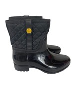 Tommy Hilfiger Womens Freza Rain Boots Size 8 M Black Rubber Ankle Boot - £24.06 GBP