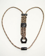Breakaway Fire Starter Necklace With Saw &amp; Extra Camo 550 Paracord Survival Cord - £9.71 GBP