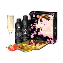 Shunga Erotic Art Body Slide Nuru Massage Gel &amp; Waterproof Sheet Kit - £31.55 GBP