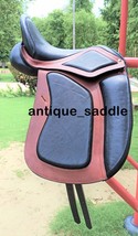 ANTIQUESADDLE Leather Dressage Mono flap Changeable Gullets System Horse Saddle - £427.65 GBP