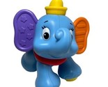 Disney  Mattel Fisher Price Blue Elephant Colors Dumbo Baby Toddler Toy - $11.04