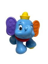 Disney  Mattel Fisher Price Blue Elephant Colors Dumbo Baby Toddler Toy - £8.68 GBP