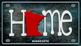 Minnesota Home State Outline Novelty Mini Metal License Plate Tag - $14.95