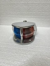 Vintage Rare Boat Bow Light Red And Blue Lenses Collectible - £54.40 GBP