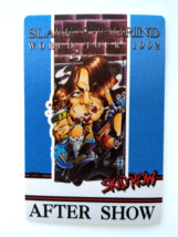 Skid Row Backstage Slave To The Grind Guitar 1992 Vintage Heavy Metal Rock Blue - £18.04 GBP