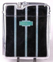 Ronson TEN-A-CASE Lighter & Cigarette Art Deco Style 4.25x3.5"-Inscribed "Lori" - $93.49