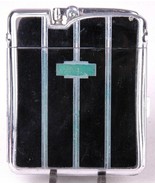 RONSON TEN-A-CASE LIGHTER &amp; CIGARETTE ART DECO STYLE 4.25x3.5&quot;-Inscribed... - $93.49