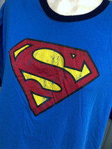 Superman Retro Distressed XXL Blue Sleepwear T-Shirt  - £9.49 GBP