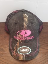 Ladies Mossy Oak Camo &amp; Pink Deer Hunting Hat Cap Womens - £6.37 GBP