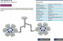 Shadowless Double satellite LED Light Operation theater Lamp or Operating Light - £3,481.20 GBP