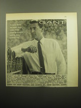 1958 Gant of New Haven Shirts Ad - Properly flared.. the button down collar - £14.73 GBP