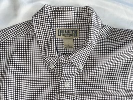 Duluth Trading Men&#39;s Lane Brown Check Cotton Long Sleeve Button Up Shirt LN - £13.07 GBP