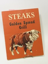 Vintage 1950s/60s Texhoma Steaks Golden Spread Grill Resteraunt - $27.72