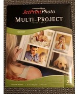 Jet Print Photo Medium Weight Multi-Project Glossy Photo Paper - 25 Shee... - £11.46 GBP