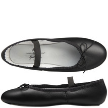 Spotlights Ballet Shoes ABT Toddler 9.5 Black Leather Full Sole Dance NIB - £14.41 GBP