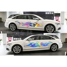 Car decoration car stickers scratch block personality custom flame rearview mirr - £91.24 GBP