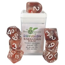 Role 4 Initiative 7-Set Diffusion Barbarian Rage with Arch&#39;d4 - £15.16 GBP