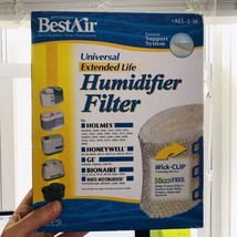 BestAir Universal Extended Life Replacement Humidifier Filter ALL-2-W Be... - £11.82 GBP