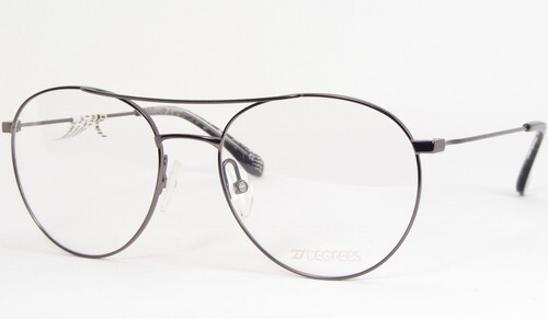 27DEGREES ROUND Col.N Gunmetal UNIQUE EYEGLASSES GLASSES FRAME 52-17-140mm - $97.38