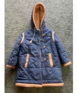Vintage girls Sherpa lined coat with hood - €17,21 EUR