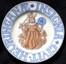 BING &amp; GRONDAHL Town Seal Plate HJORRING c.1894-1895 Effie Hegermann-Lin... - £155.87 GBP