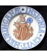 BING &amp; GRONDAHL Town Seal Plate HJORRING c.1894-1895 Effie Hegermann-Lin... - £153.35 GBP