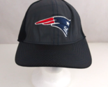NFL New England Patriots Black Unisex Embroidered Fitted Baseball Cap L/XL - $19.39