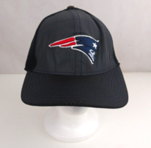 NFL New England Patriots Black Unisex Embroidered Fitted Baseball Cap L/XL - $19.39