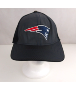 NFL New England Patriots Black Unisex Embroidered Fitted Baseball Cap L/XL - £15.48 GBP