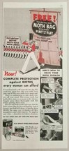 1936 Print Ad Flit Insect Spray &amp; Powder Moth Bag Cartoon Soldiers Stanc... - $11.68