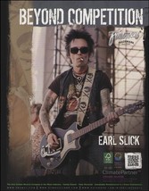Earl Slick Signature Framus guitar ad 8 x 11 advertisement print photo 2b - £3.38 GBP