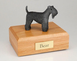 Kerry Blue Terrier Pet Cremation Urn Available in 3 Different Colors &amp; 4 Sizes - £135.85 GBP+