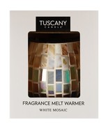 Tuscany Candle Table Top Wax Warmer, White Mosaic - $552.31 MXN