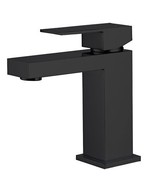 Capri single handle matte black bathroom sink faucet. Contemporary bathr... - £167.43 GBP