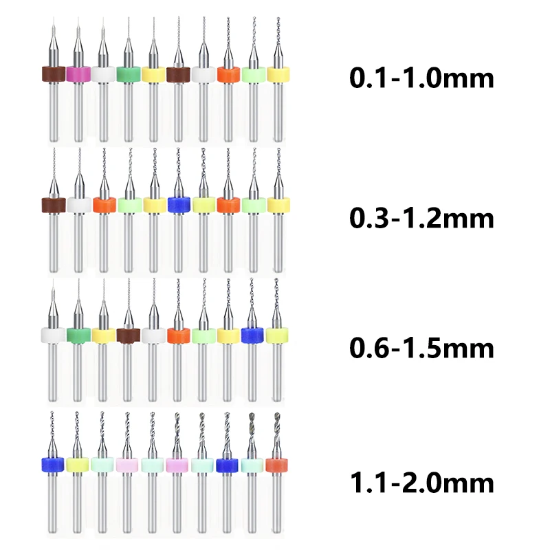 XCAN PCB Drill Bit Mi Drill For Drilling PCB Circuit d Carbide Drill Bit 40pcs 0 - $215.29