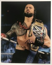 Roman Reigns Signed Autographed WWE Glossy 8x10 Photo - HOLO COA - £47.17 GBP