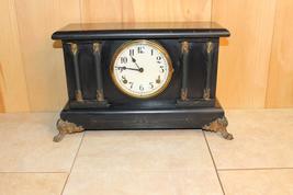 Antique Gilbert Mantle Clock ~ Early 1900s ~ Serviced &amp; Running - £191.84 GBP