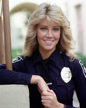 Heather Locklear in T.J. Hooker in police uniform smiling 1982 16x20 Canvas - £54.92 GBP