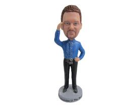 Custom Bobblehead Handsome Male In Professional Attire - Leisure &amp; Casual Casual - £71.14 GBP